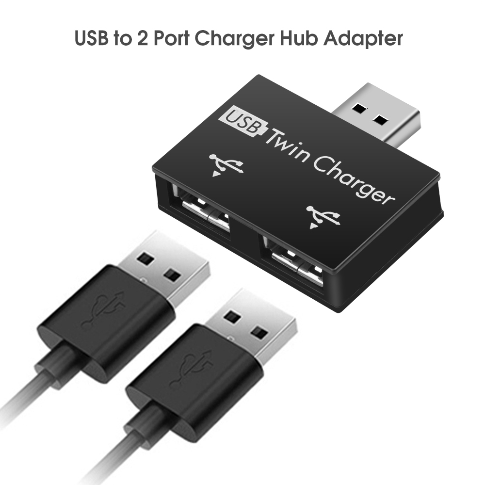 Đầu hub chia 2 cổng USB tiện dụng cho iPhone iPad