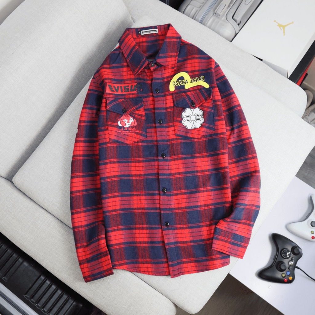 (Free Ship) Áo Sơ Mi Nam Caro Họa Tiết UVISU Máu Sắc Tươi Sáng Dễ Phối Đồ Phong Cách Trẻ Trung Hiện Đại Valentina Shop