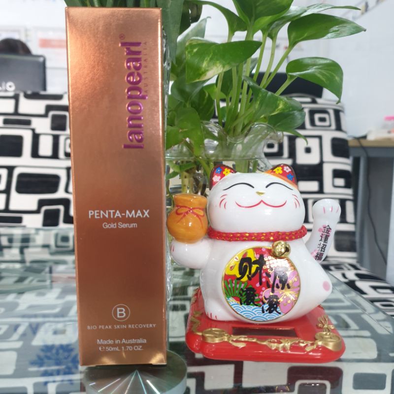 Serum chống nhăn nhau thai cừu và tinh chất vàng Lanopearl Penta Max Nanosome Gold Serum LB13
