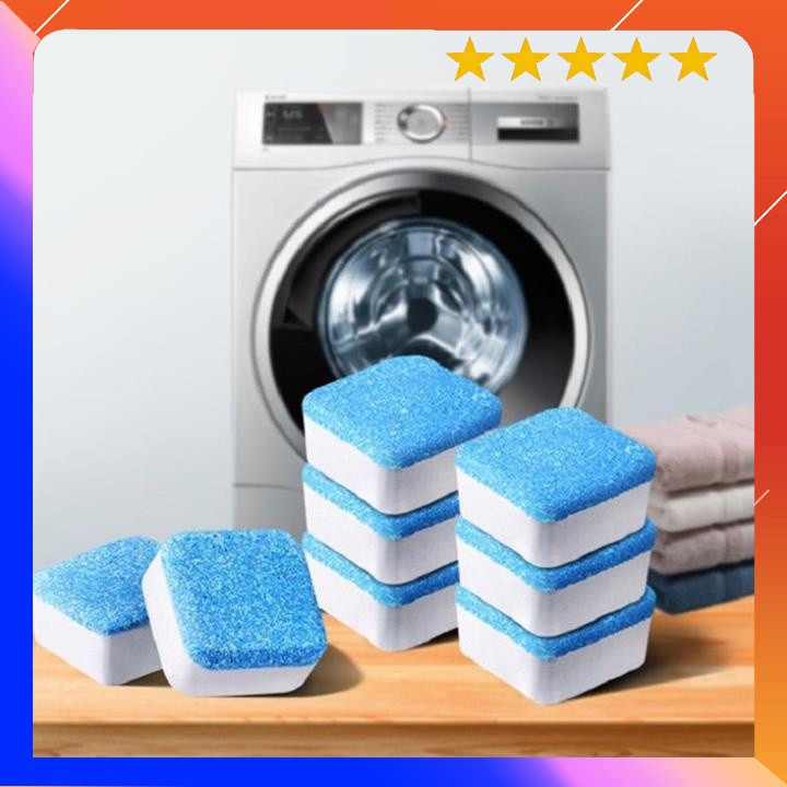 Viên Tẩy Lồng Giặt Hộp 12 viên, an toàn cho máy giặt mà không tốn kém.