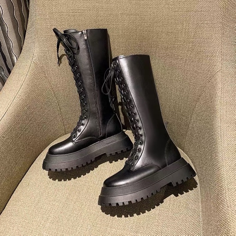 Boot cao cổ, boot đùi martin phong cách chiến binh cá tính thời trang dành cho nữ