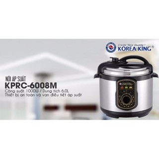 Nồi áp suất Korea King KPRC-6008M 6L