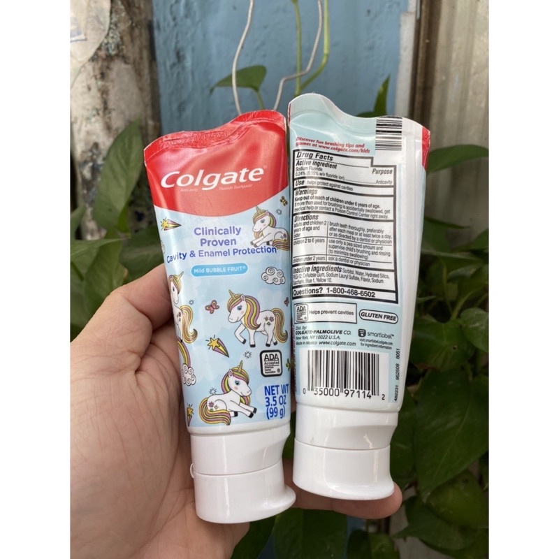 Giảm Giá Mạnh - Kem Đánh Răng Colgate Cavity & Enamel Protection 99g Cho Bé- Hàng Mỹ