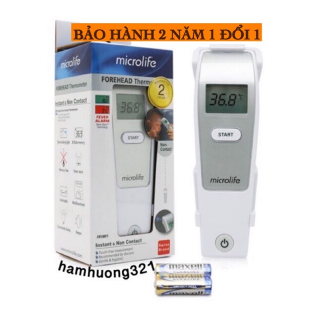 Nhiệt kế trán Microlife model  FR1MF1