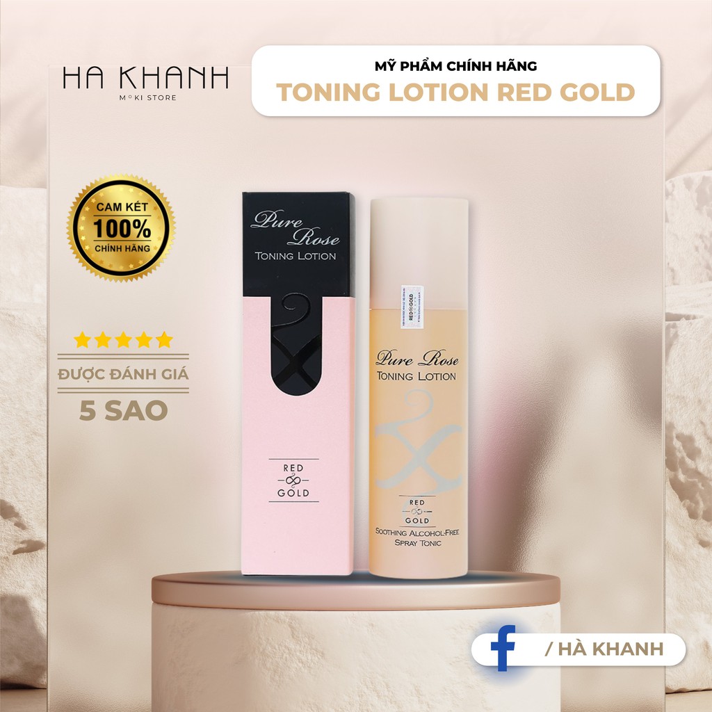 Nước hoa hồng Red Gold London 100% hoa hồng Damask Bulgaria