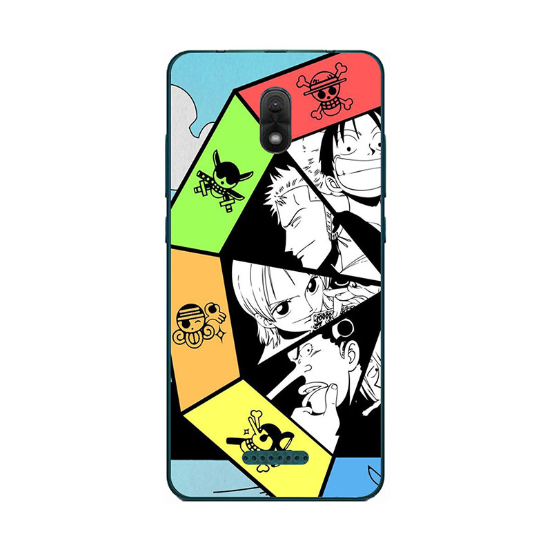 Fashion One Piece Cartoon Case For Wiko Jerry 3 Jerry3 Cover For Wiko Jerry 4 2 Jerry Max Luffy Roronoa Zoro Soft Shell