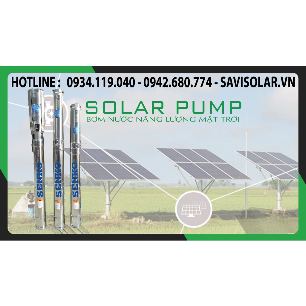 Bơm hỏa tiễn năng lượng mặt trời, bơm trực tiếp từ pin mặt trời senko solar pump
