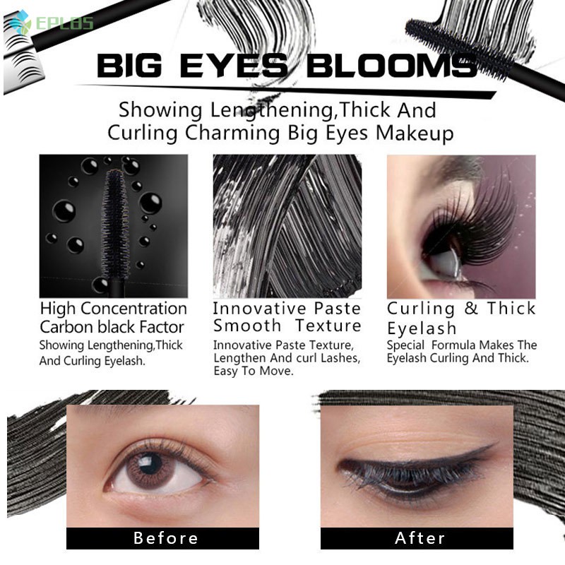 (Hàng Mới Về) Mascara Eplbs Chống Thấm Nước Chuốt Dài Dày Và Cong Mi | BigBuy360 - bigbuy360.vn