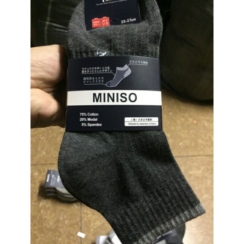 Tất nam Miniso cổ cao