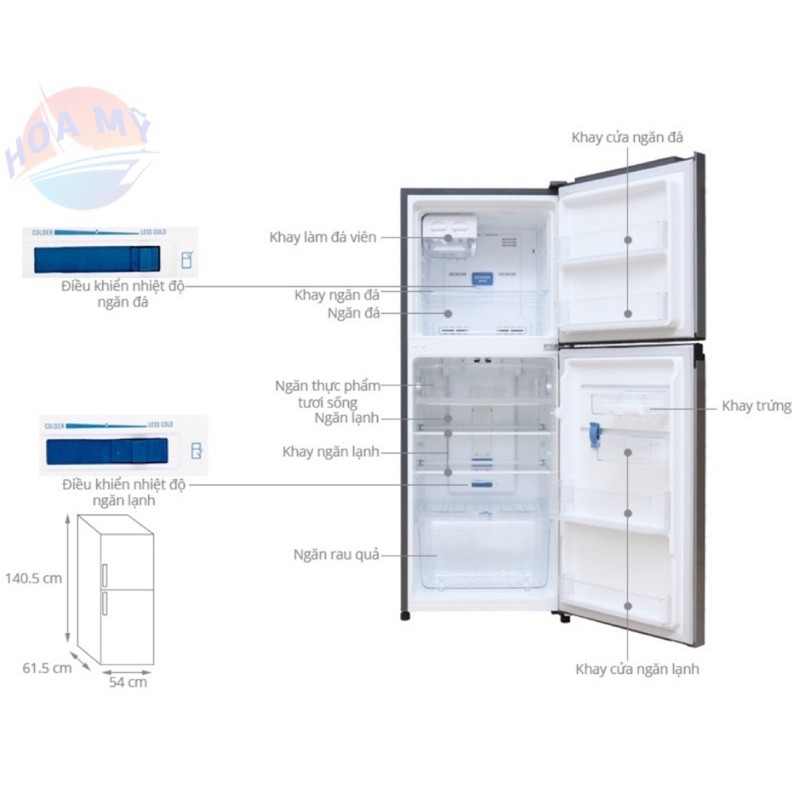 Tủ lạnh ELECTROLUX Inverter 210lít ETB2102BG