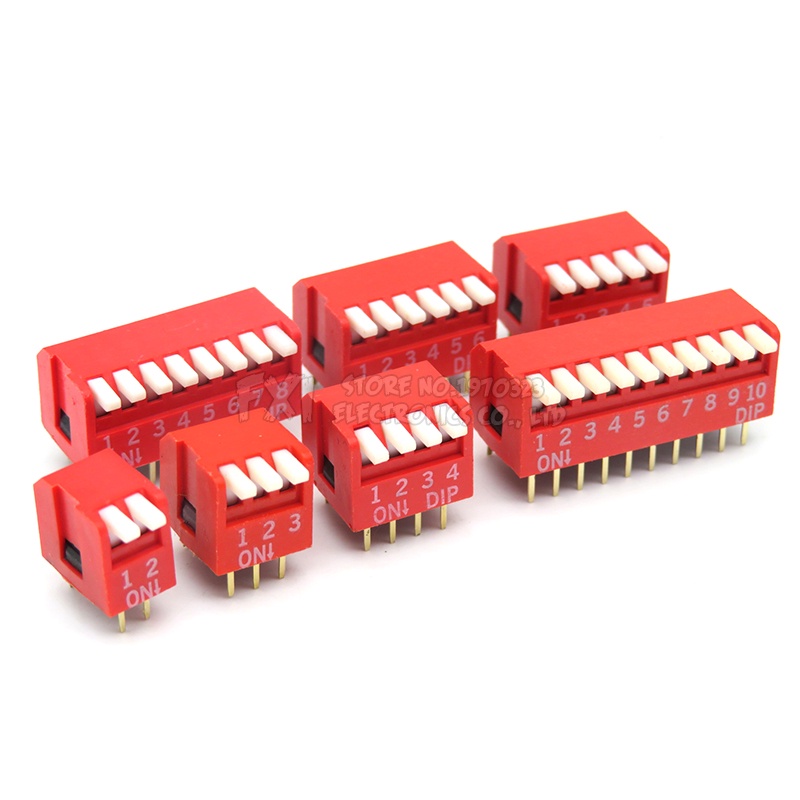 Set 5 Mô Đun Công Tắc Bật / Tắt 1P 2P 3P 4P 5P 6P 8P 10P