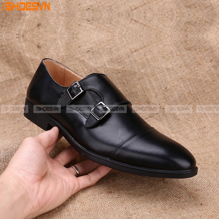 Giày da bò nam công sở thời trang cao cấp ISHOESVN IS426 giày ishoes