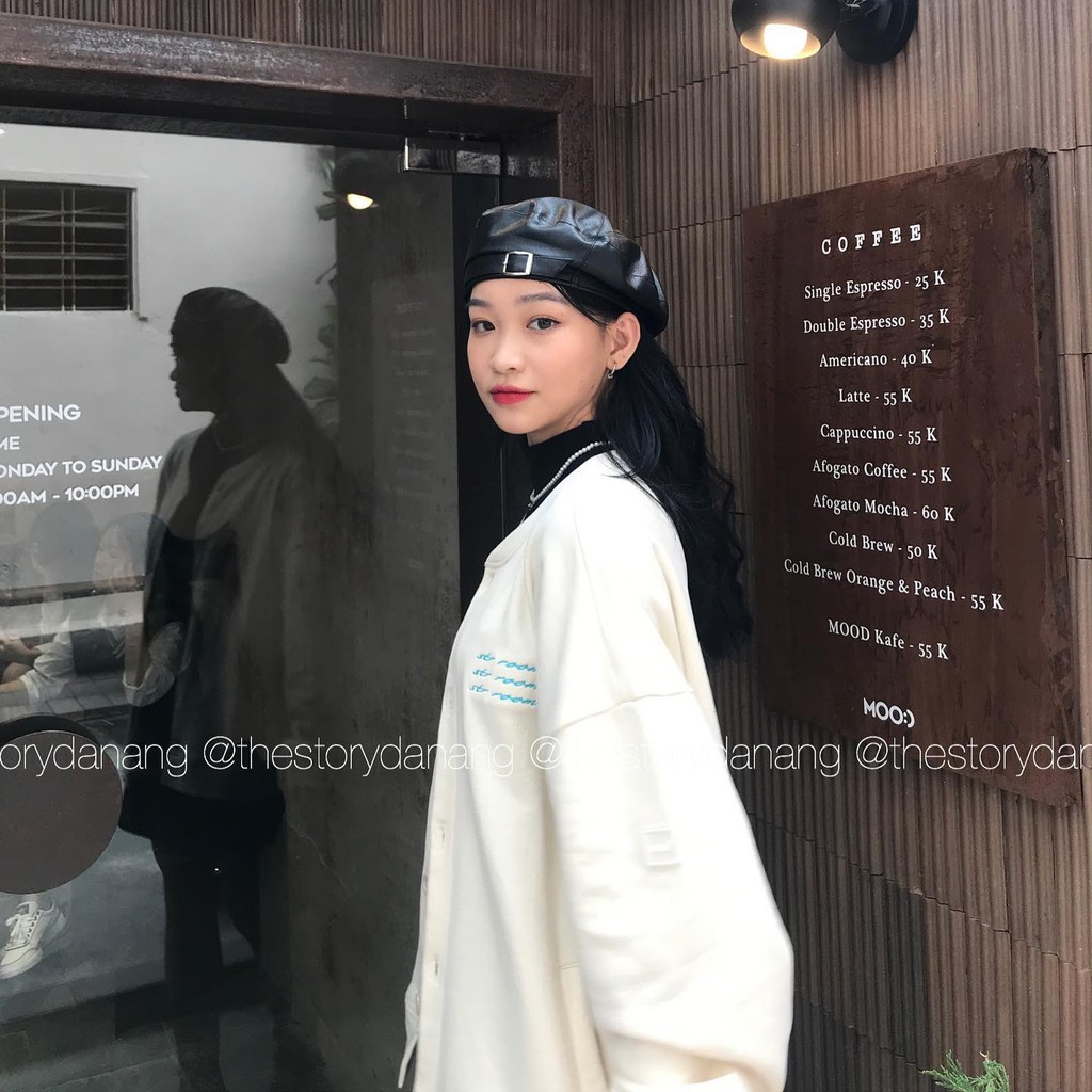 [STORY MADE] [STR] [ẢNH THẬT SHOP CHỤP] Áo bomber cardigan STR Room có logo su tay A1578