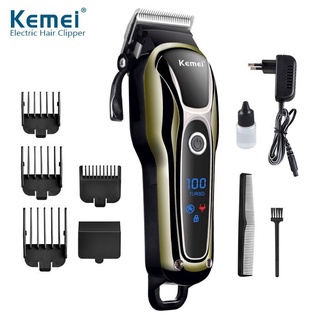 Tông đơ cắt tóc không dây chuyên nghiệp kemei km-1990 - hàng nhập khẩu