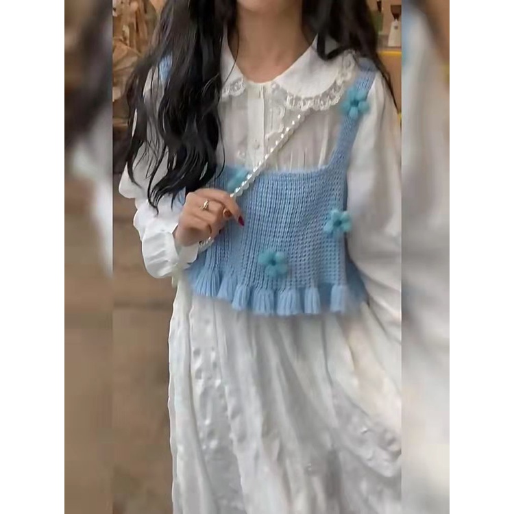 Áo Dệt Kim Sát Nách Màu Trơn Thiết Kế Đơn Giản Hợp Thời Trang