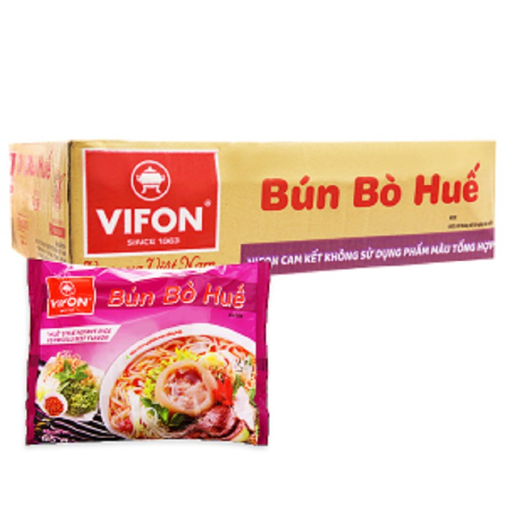 Thùng 30 gói Bún Bò Huế Vifon 65g