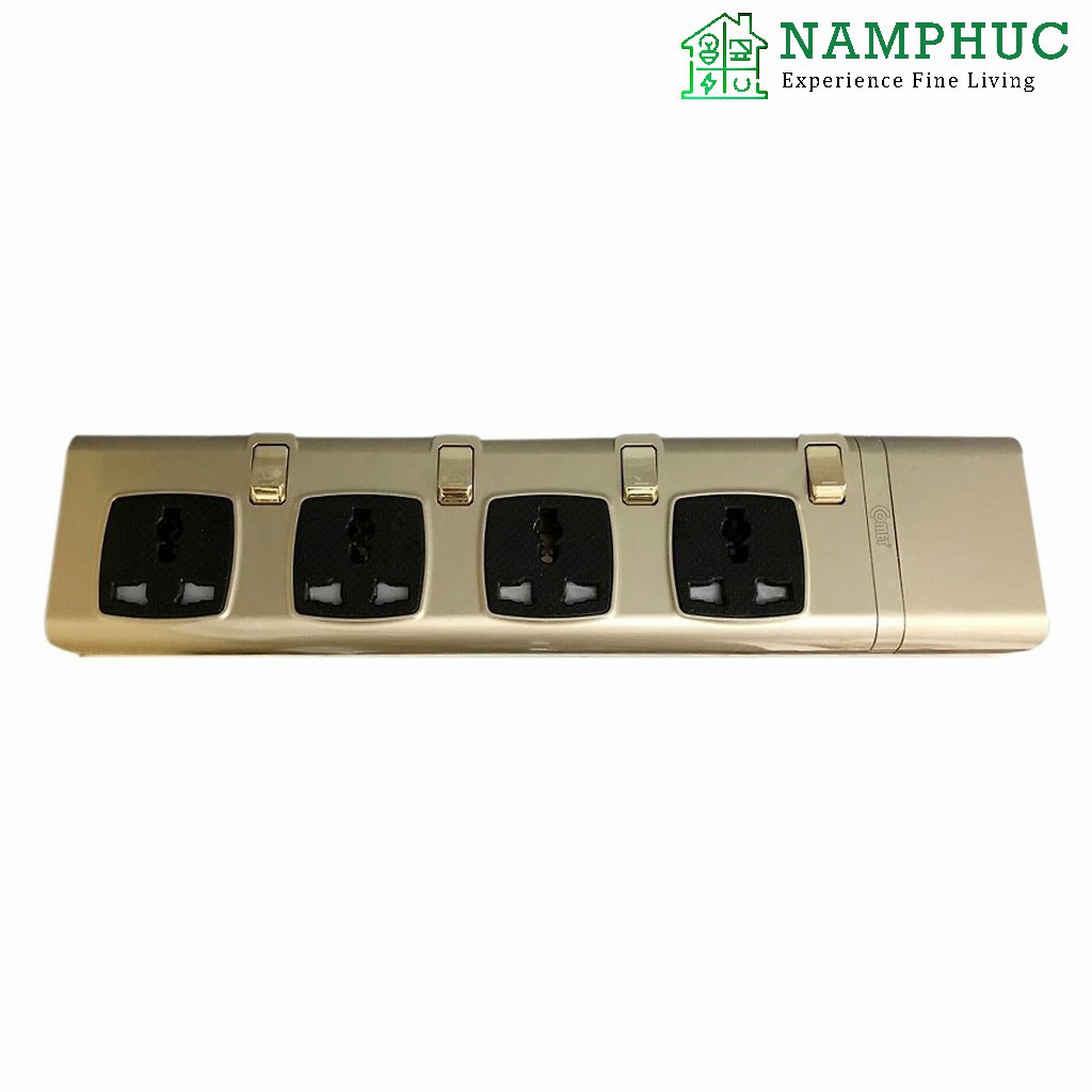 Ổ cắm Comet CESG1403 (4 Ổ cắm điện, dây 3 mét)
