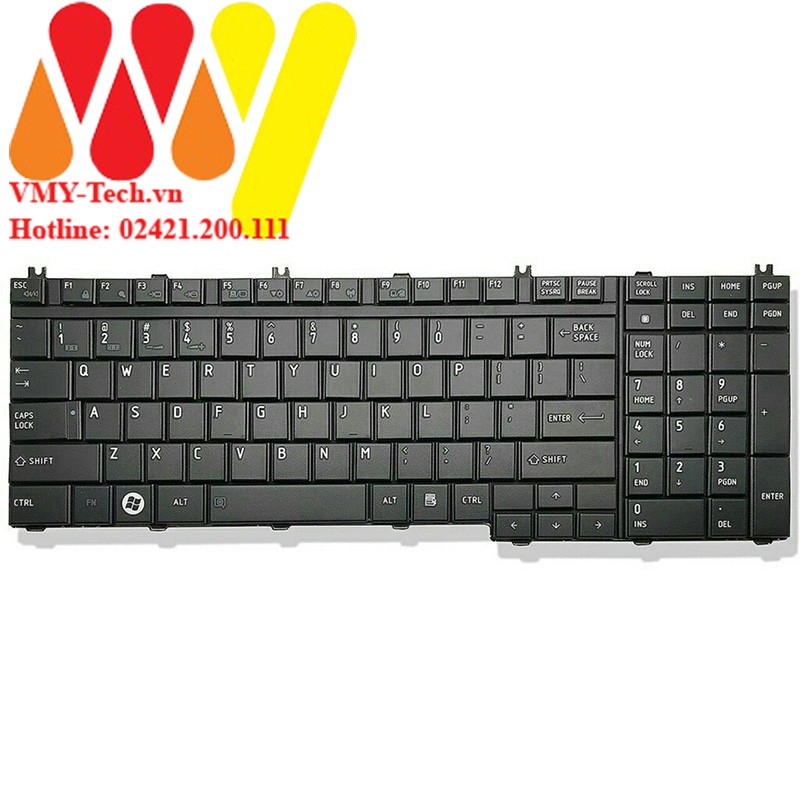 Bàn Phím Laptop Toshiba L500 L505, L515, L550, L555, A500