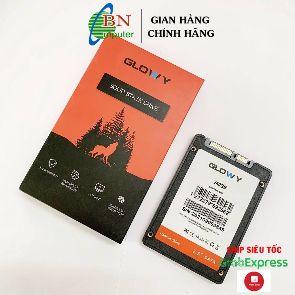 Ổ cứng SSD Gloway 120G/240G GLW12 2.5inch lưu trữ dữ liệu, phân phối chính hãng bảo hành 3 năm