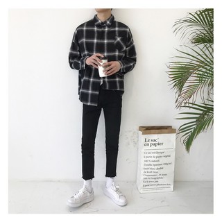 ÁO KHOÁC CARO UNISEX  KHÔNG MŨ SIÊU HOT CRT661