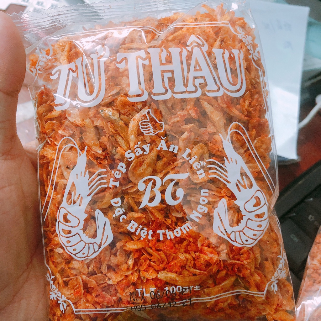 Tép sấy khô , ruốc khô Mekong Foods gia vị được vào bịch vệ sinh an toàn , không chất bảo quản ,giá rẻ tiện dụng sử dụng