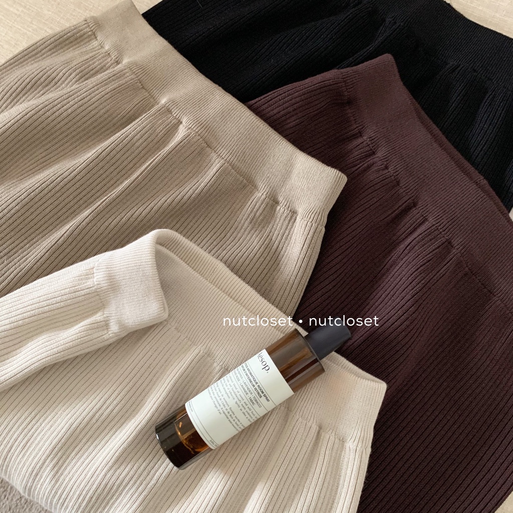 Chân váy len dài cạp chun _ CV0049 | BigBuy360 - bigbuy360.vn