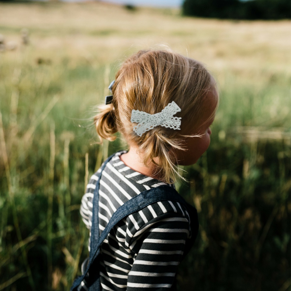 RainBow Bows Set 4 Kẹp Tóc Nơ Xinh Xắn Dành Cho Bé Gái