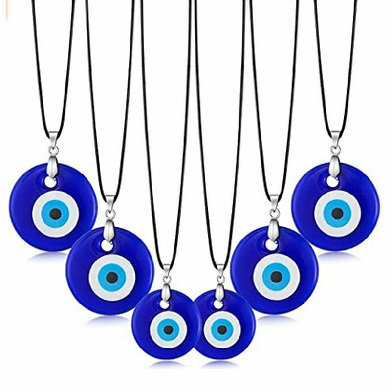 Vòng cổ Thổ Nhĩ Kỳ Mặt Hình Đôi Mắt Xanh