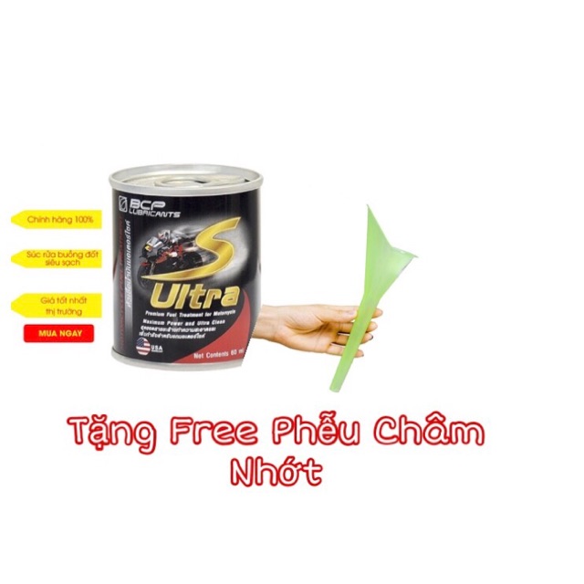 DUNG DỊCH VỆ SINH KIM PHUN BUỒNG ĐỐT BCP  SULTRA THAILAND ( TẶNG FREE PHỄU )