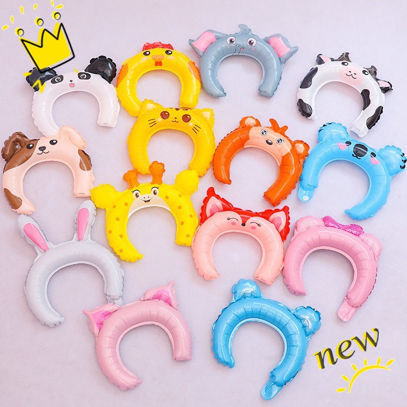 Baby cute animal aluminum balloon pictures