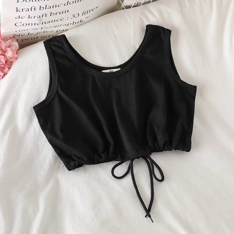 [Mã WASKT410K giảm 10K đơn 50K] Áo Croptop Dây Rút Ulzzang (Ảnh thật/Có Sẵn) | BigBuy360 - bigbuy360.vn