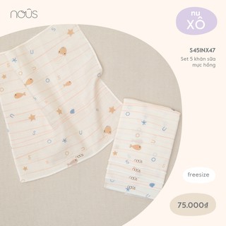 Nous - Set 5 khăn sữa