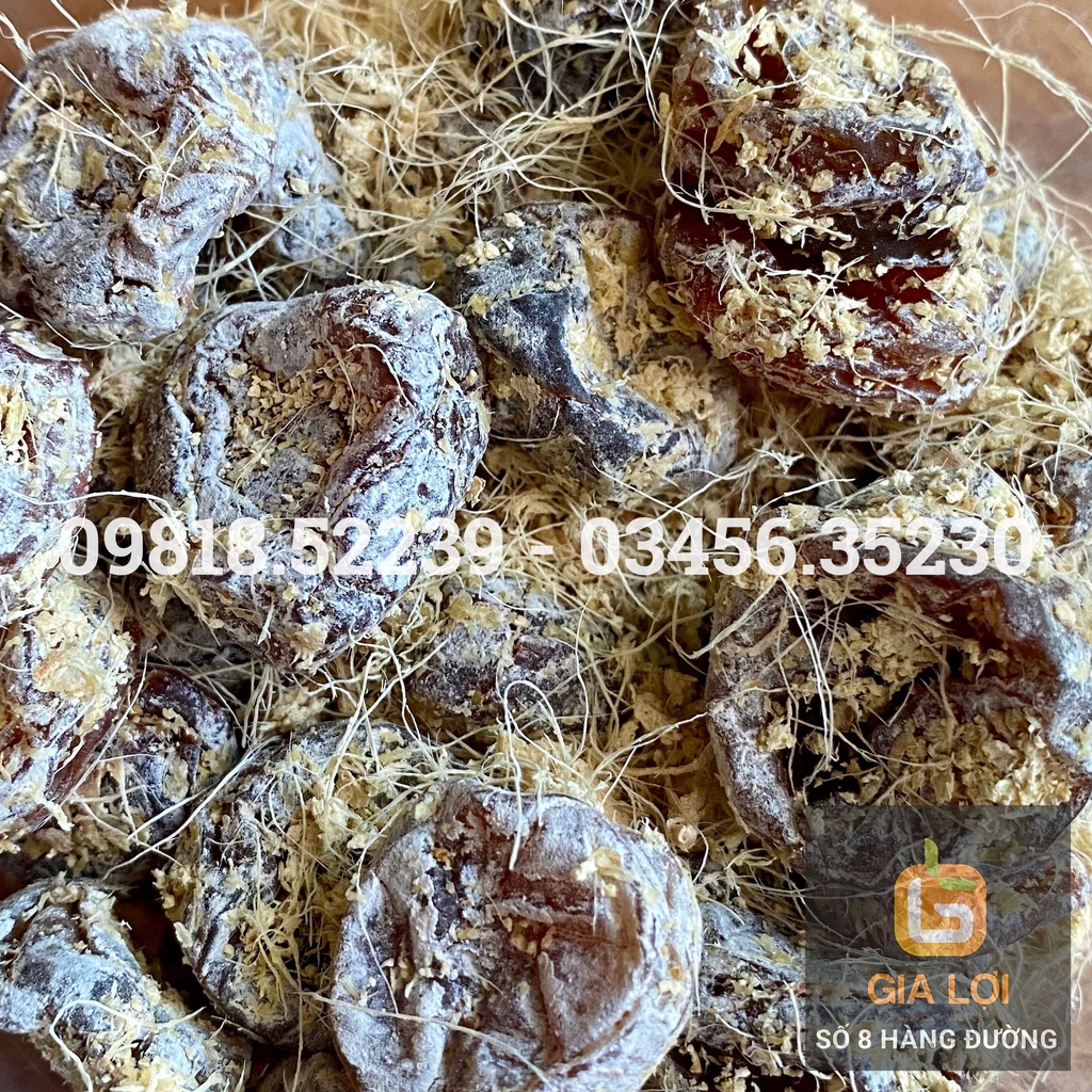 Ô mai mơ gừng không hạt, mơ chua ngọt có gừng, ô mai gia truyền Hàng Đường Hà Nội - ô mai Gia Lợi