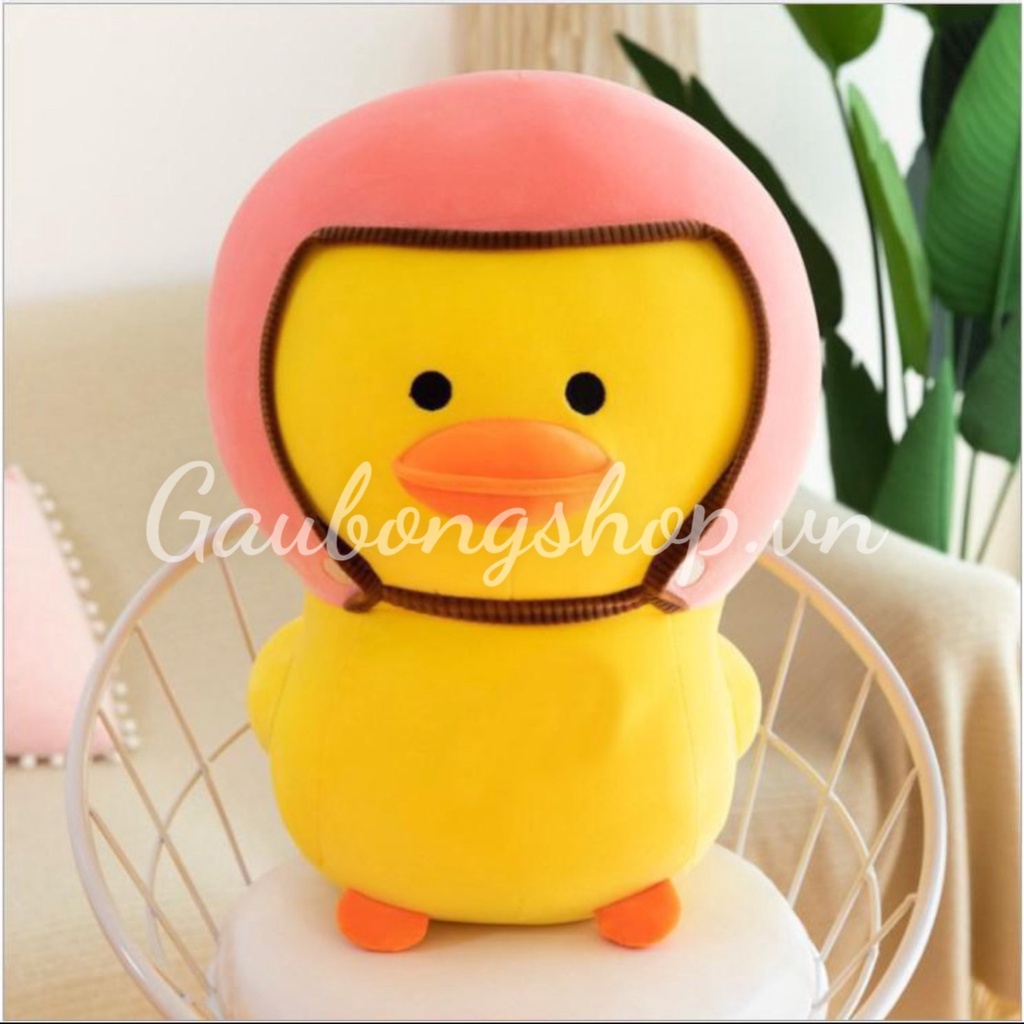 [GIÁ SỐC] GẤU BÔNG VỊT CON ĐỘI NÓN BẢO HIỂM SIÊU CUTE 35cm-55cm gaubongshop.vn -m027