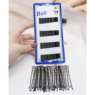 Vỉ sét kẹp tóc ghim tăm đen ( loại 36 cái cao cấp)