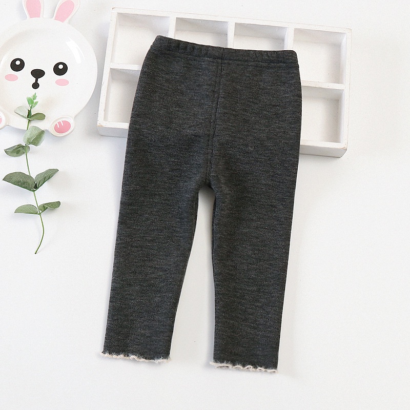 Quần legging lót lông bé gái đính cánh tiên siêu xinh size 7-15kg QD09