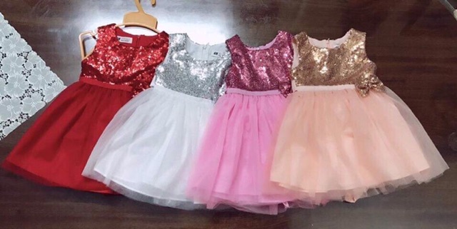 💕[Sale] Váy bé gái có size từ 1 tuổi đến 6 tuổi, váy kiểu công chúa bồng bềnh các mẹ tha hồ diện cho bé 💗