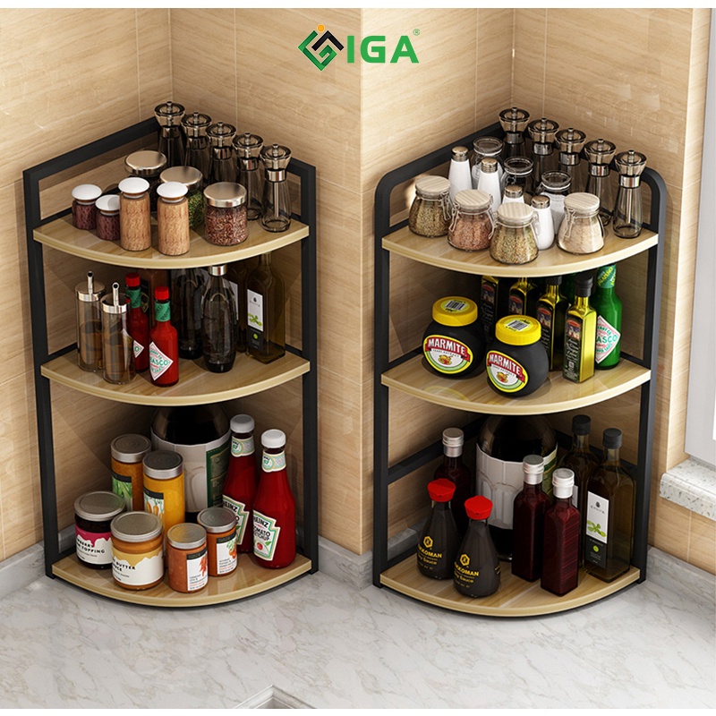 Kệ gia vị nhiều tầng, Kệ bếp lò vi sóng đa năng - GM49