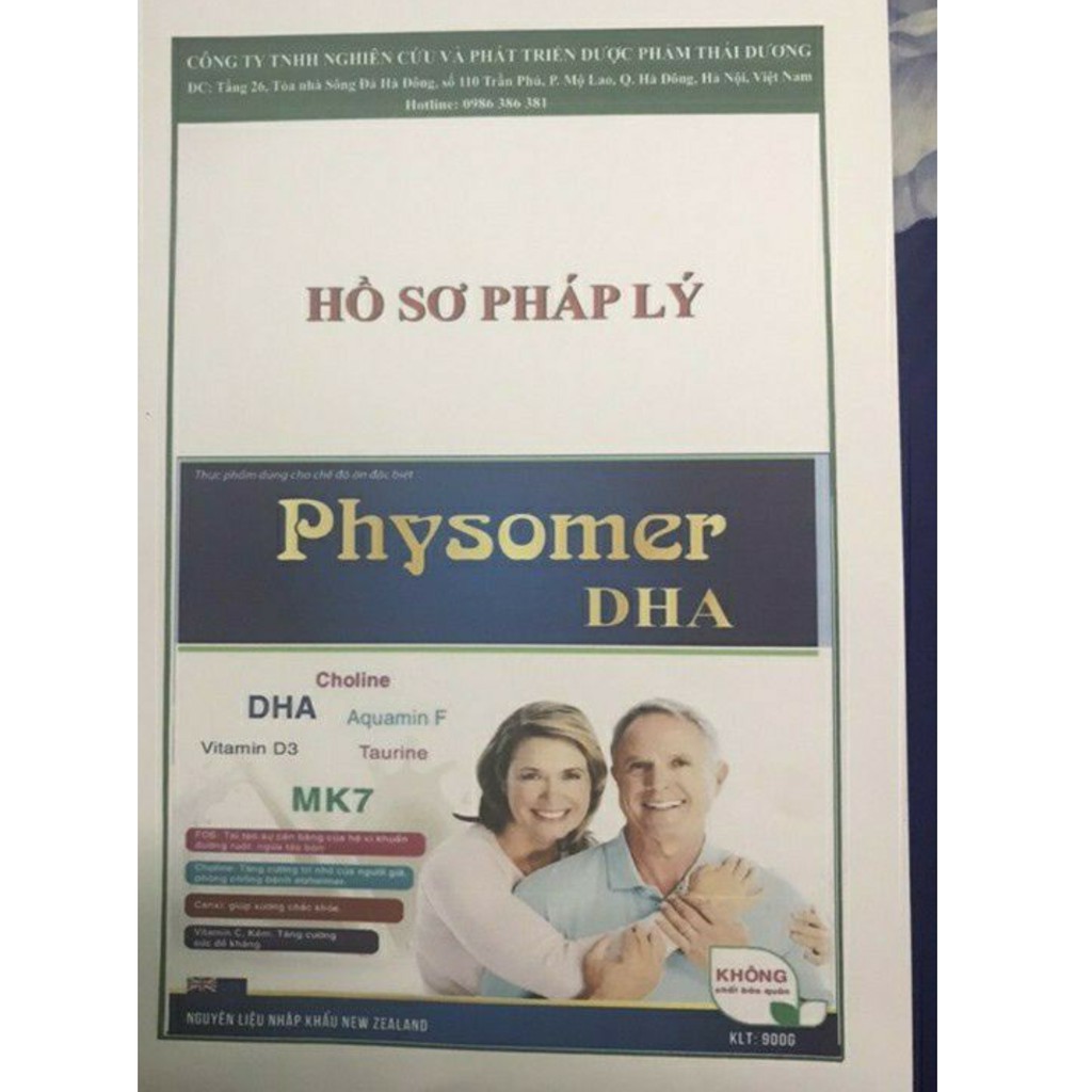 [Chính hãng] {900gr/hộp} Sữa Physomer DHA, date 2023