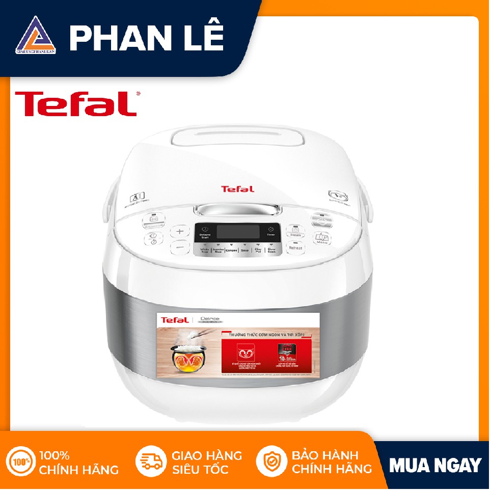 [Mã ELHADEV giảm 4% đơn 300K] Nồi cơm điện tử Tefal RK752168 - 1.8L, 750W