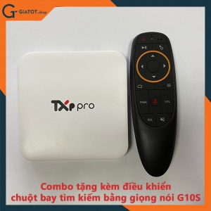 Androi TV box TXP Pro tặng điều khiển giọng nói G10s