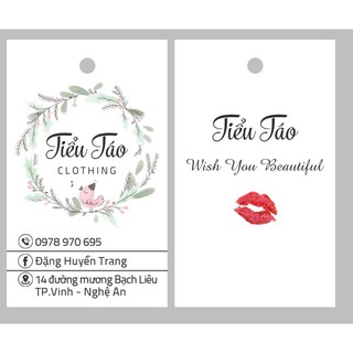 IN 1500 TAG / MÁC quần áo