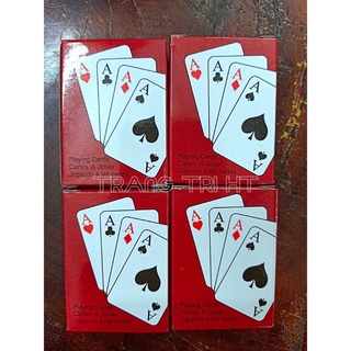 [Mô hình thu nhỏ][THẺ GIẤY HÌNH] Bộ bài tây mini đồ chơi  trang trí bàn làm việc nhà cửa