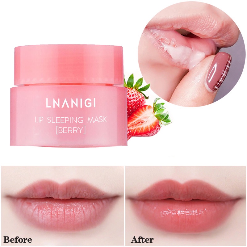 Mặt Nạ Ngủ Cho Môi Dưỡng Ẩm Bảo Vệ Môi Hiệu Quả