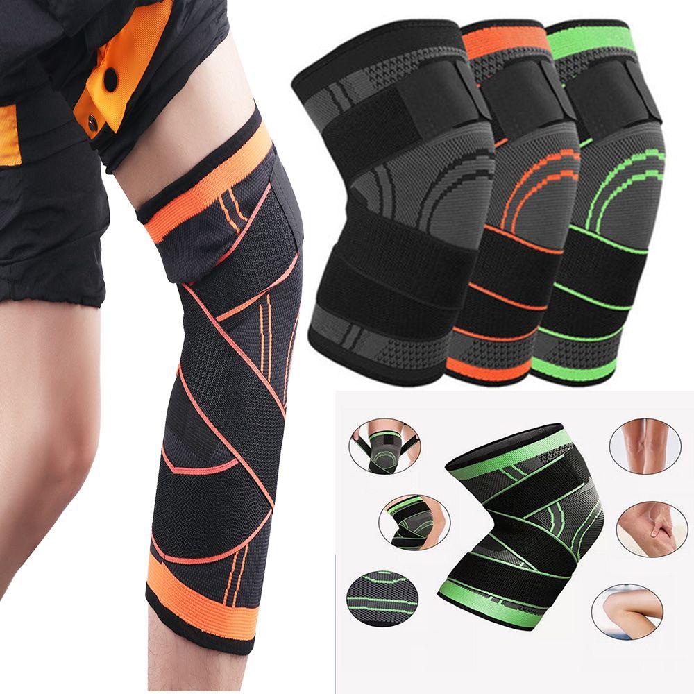 1 Băng Quấn Đầu Gối Co Giãn Hỗ Trợ Giảm Đau Khớp Khi Chơi Thể Thao