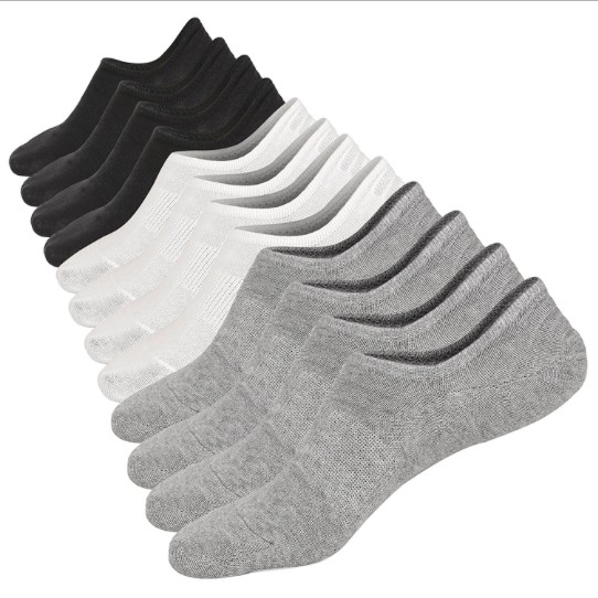 Combo 3 đôi tất (vớ) lười nam sợi cotton cao cấp đệm Silicon chống tuột gót
