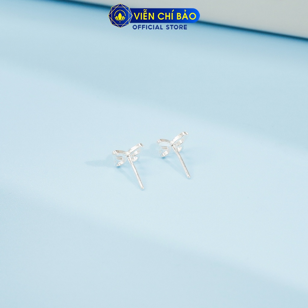 Bông tai bạc nữ hình cánh bướm chất liệu bạc 925 thời trang phụ kiện trang sức nữ Viễn Chí Bảo E006