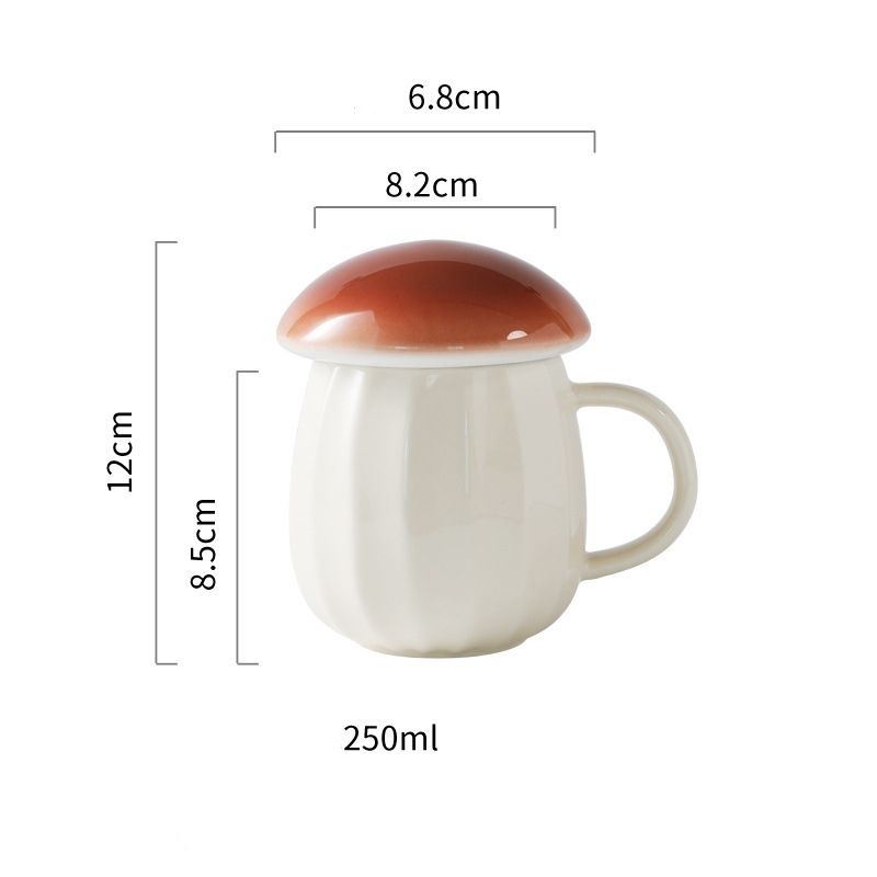 Ly Cốc Tách Cây Nấm 🍄 Uống Nước Trà Cà Phê