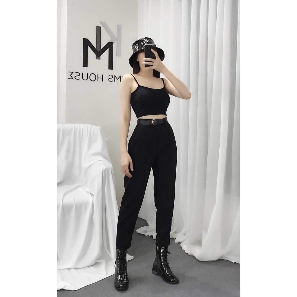 Quần BAGGY gấu cúc vải Tây cao cấp | BigBuy360 - bigbuy360.vn