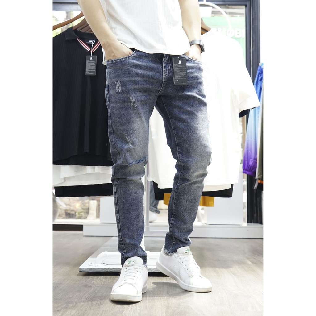 [Mã FAMALLT5 giảm 15% đơn 150K] Quần Jean Slimfit T9 kiểu dáng thể thao nam N7 phong cách thời tranng đường phố 2020 | BigBuy360 - bigbuy360.vn